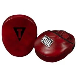 TITLE Boxing Blood Red Leather Punch Mitts -Venum Boxing Sales Store title boxing blood red leather punch mitts 3