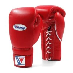 Winning MS Training Lace Boxing Gloves -Venum Boxing Sales Store winning boxing gloves lace red